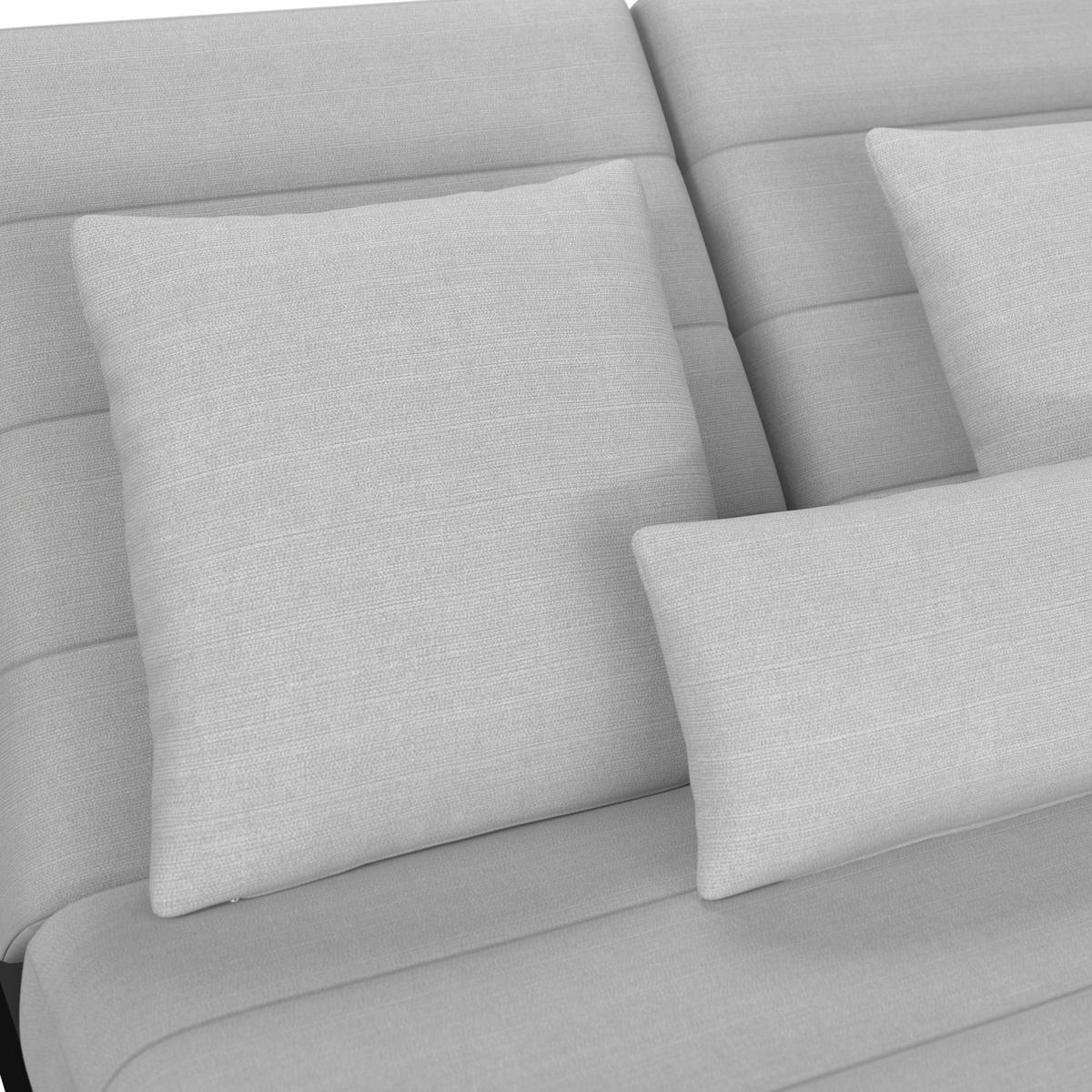 ZÁHRADNÉ LEŽADLO NOURI - svetlosivá, Modern, kov/textil (202/37/143cm) - Bessagi Garden