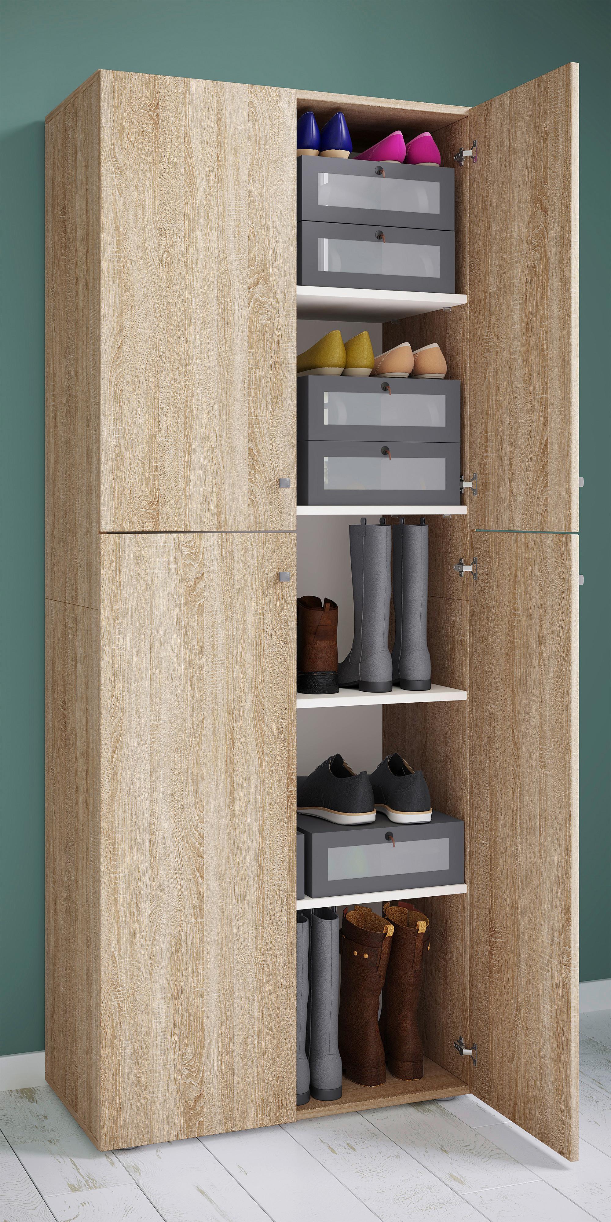 Aktenschrank Lona Sonoma Eiche Dekor B 70 cm - Sonoma Eiche, KONVENTIONELL, Holzwerkstoff (70/182/37cm) - MID.YOU