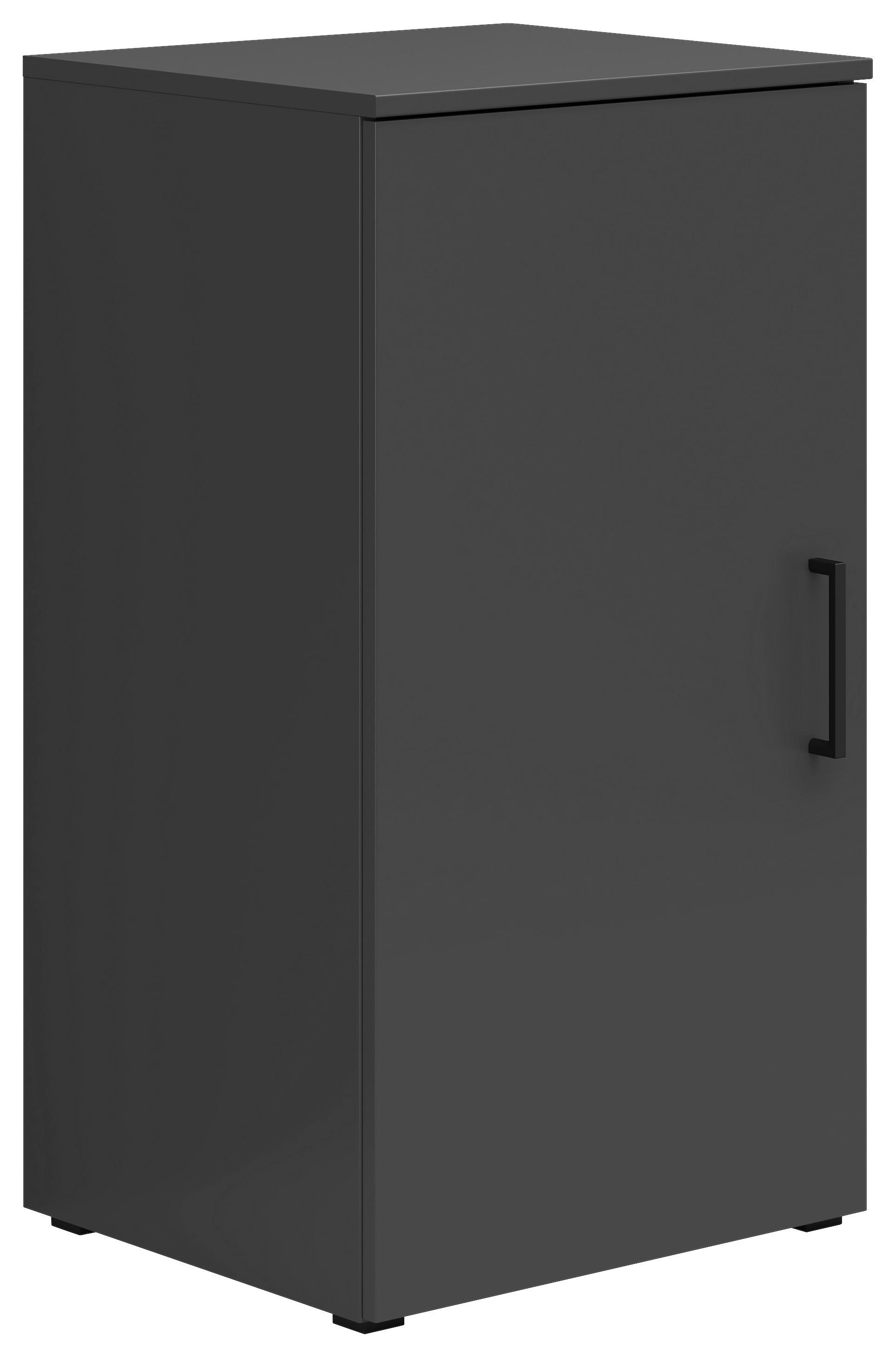 Komoda MULTISTAURAUM š: 45 cm - čierna/grafitová, Modern, kompozitné drevo/plast (45/83/40cm)