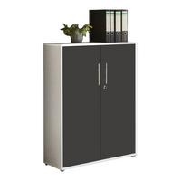 AKTENSCHRANK OFFICE EDITION - Anthrazit/Weiß, MODERN, Holzwerkstoff (84,4/113,6/33cm) - MID.YOU