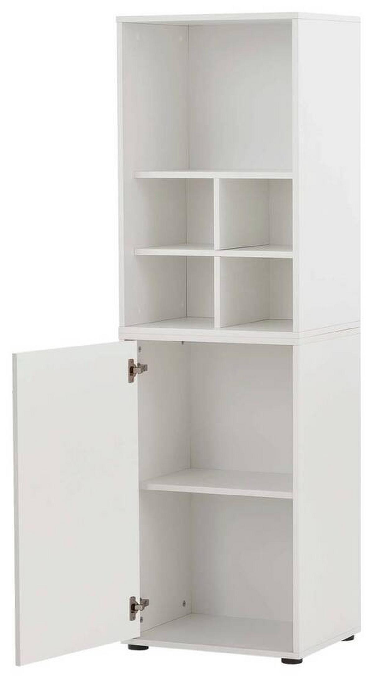 Aktenschrank Holzwerkstoff Weiß B: 50,9 Cm - Weiß, MODERN, Holzwerkstoff (50,9/165,2/41cm) - MID.YOU