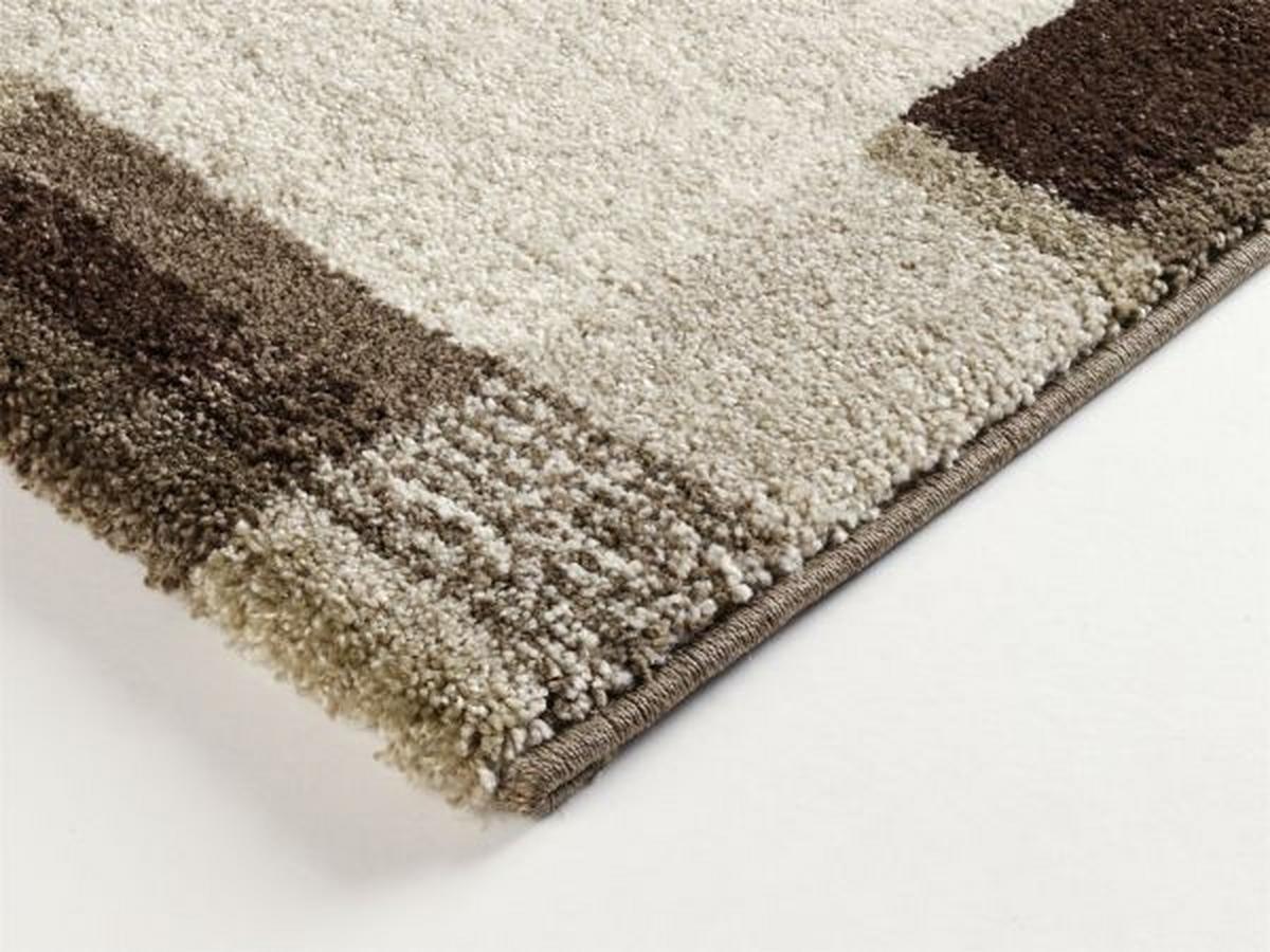 Webteppich Braun/Beige Villa Moda 160x230 cm - Beige/Braun, Basics, Textil (160/230cm) - Novel