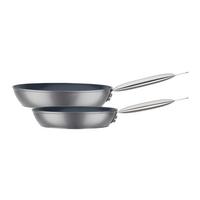 PFANNENSET 20+28 cm, 2--Teilig. - Silberfarben, Basics, Metall (20+28cm) - GSW