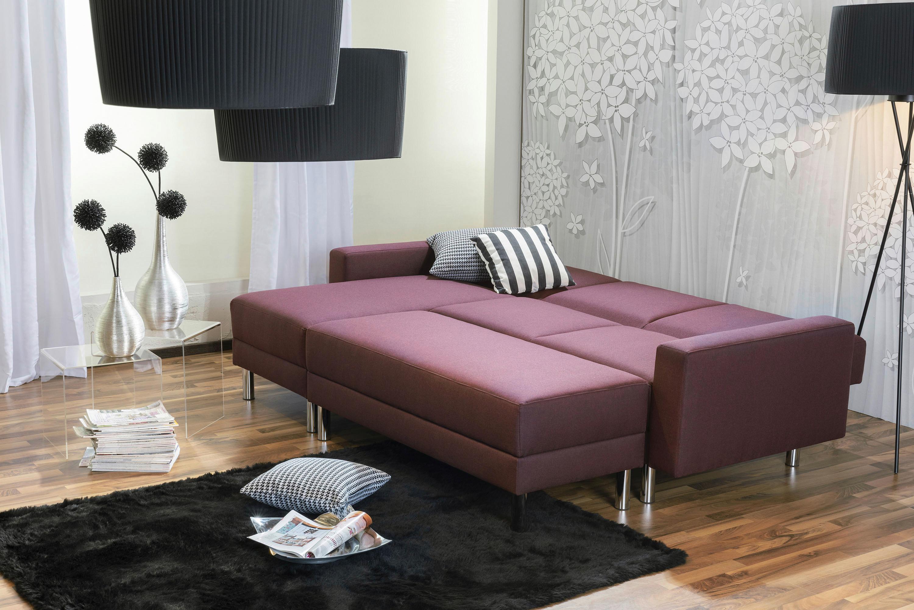 Eckschlafsofa mit Bettkasten