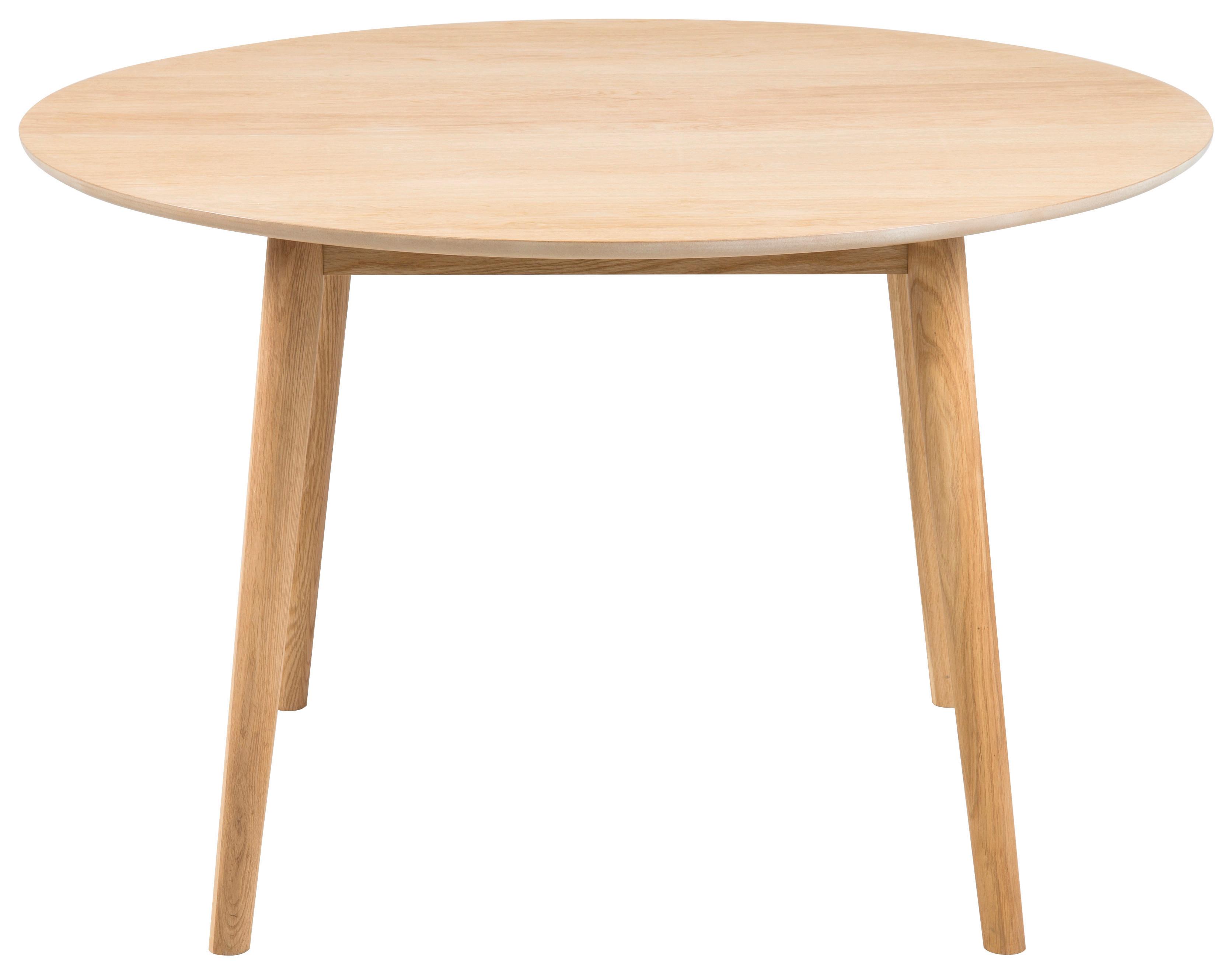 Jídelní stůl NAGANO dubová dyha 120 - barvy dubu, Design, dřevo/kompozitní dřevo (120/75cm) - MID.YOU