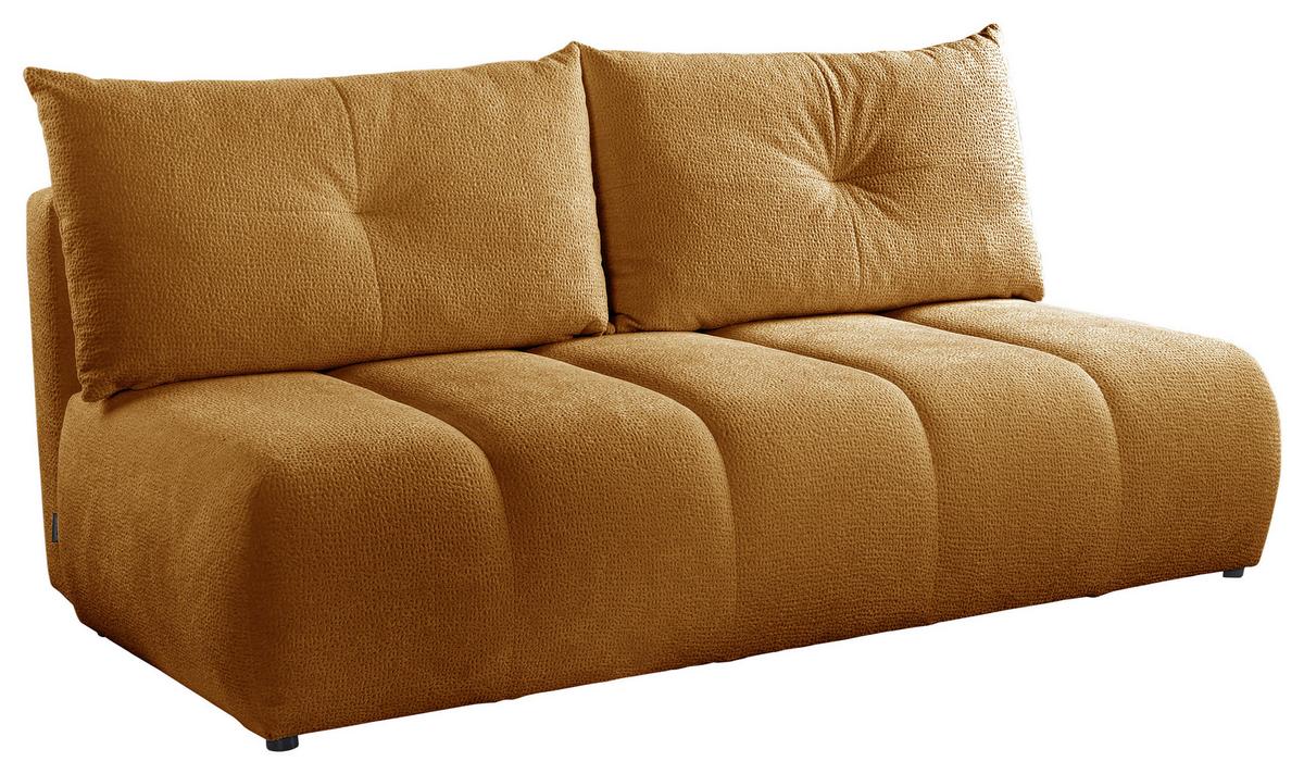 Schlafsofa Milo, Goldfarben B: 209 Cm - Goldfarben/Creme, Design, Holz/Holzwerkstoff (209/100/103cm) - MID.YOU