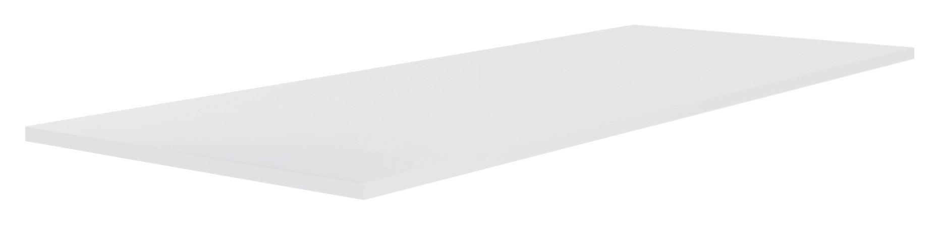 VRCHNÁ DOSKA UNIT-ELEMENTS - biela s vysokým leskom, Modern, kompozitné drevo (137/42/1,6cm) - Ondega