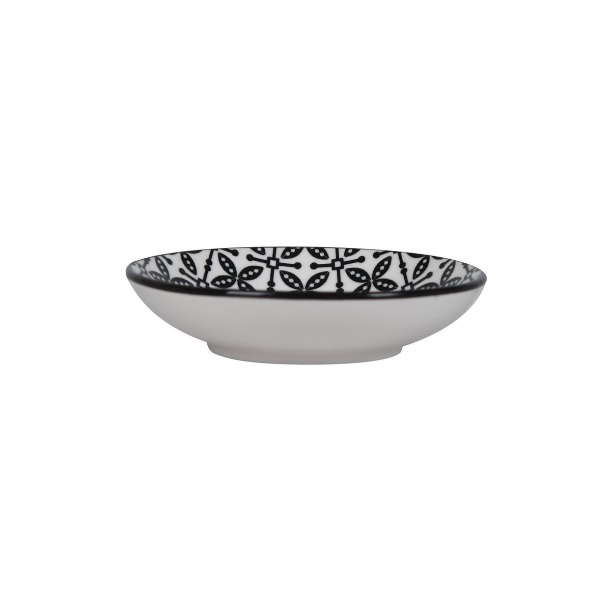 Miska na dip SHIVA - bílá/černá, Lifestyle, keramika (10,1/2,4cm) - Mömax