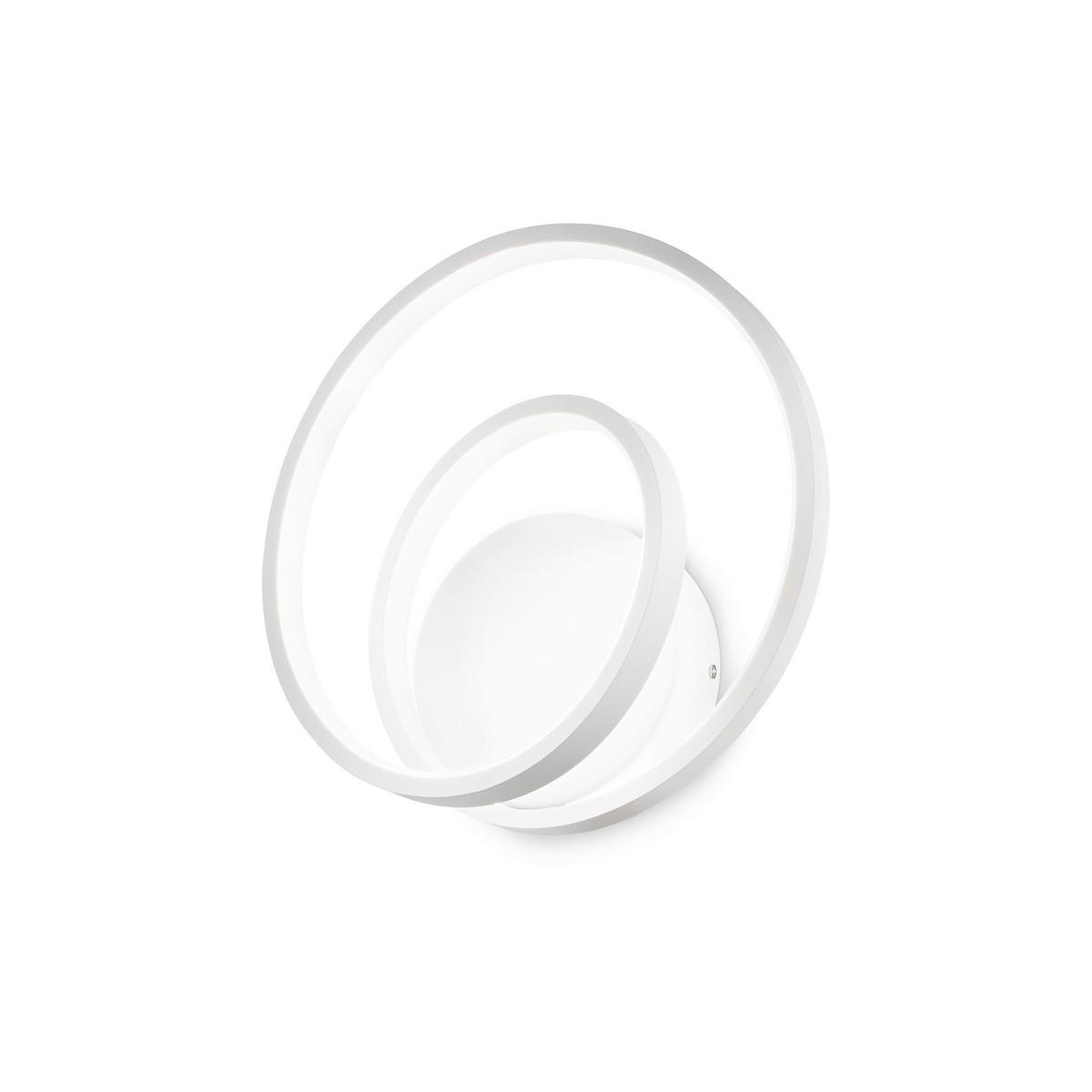 LED-Wandleuchte Bianco Weiß L: 29 cm - Weiß, Design, Kunststoff/Metall (29/30/8cm) - Ideal Lux
