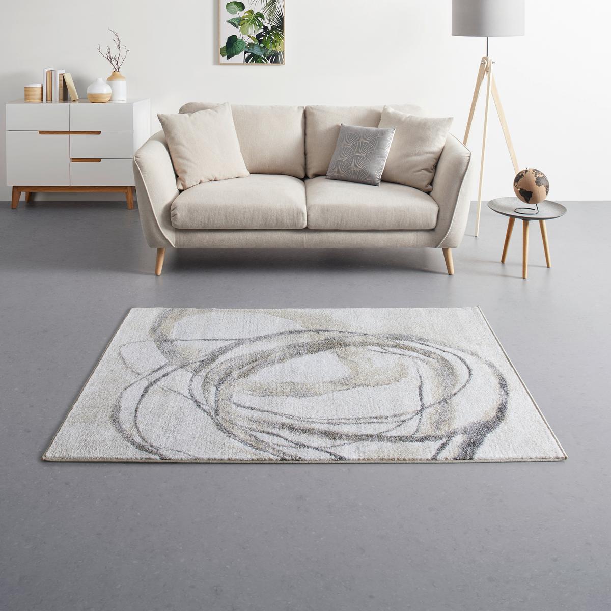 TKANÝ KOBEREC Perle, 120/170cm, béžová - béžová, Moderní, textil (120/170cm) - Mömax
