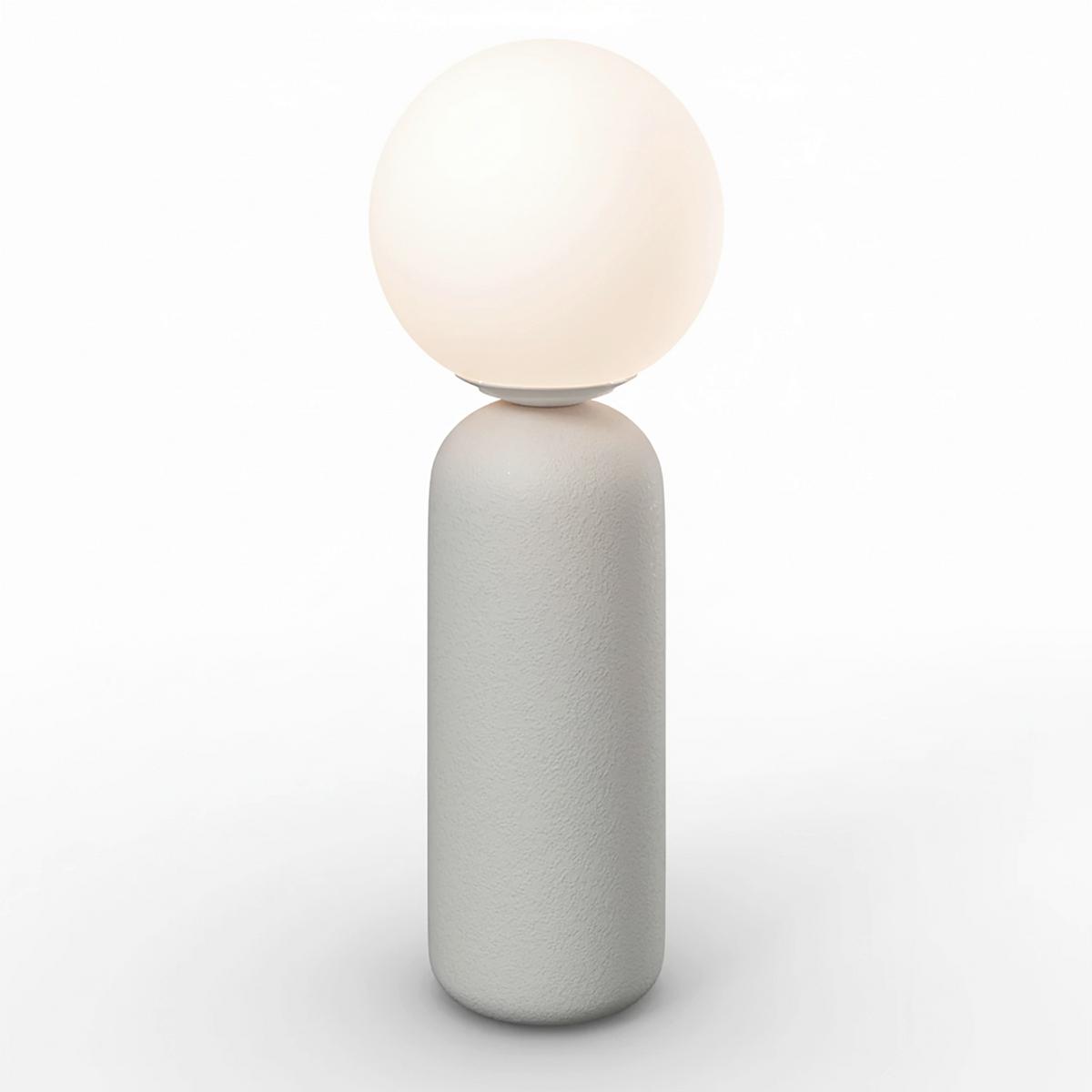 STOLNÍ LAMPA AMORA - bílá, Moderní, kov/keramika (20/52,5cm) - Bessagi Home