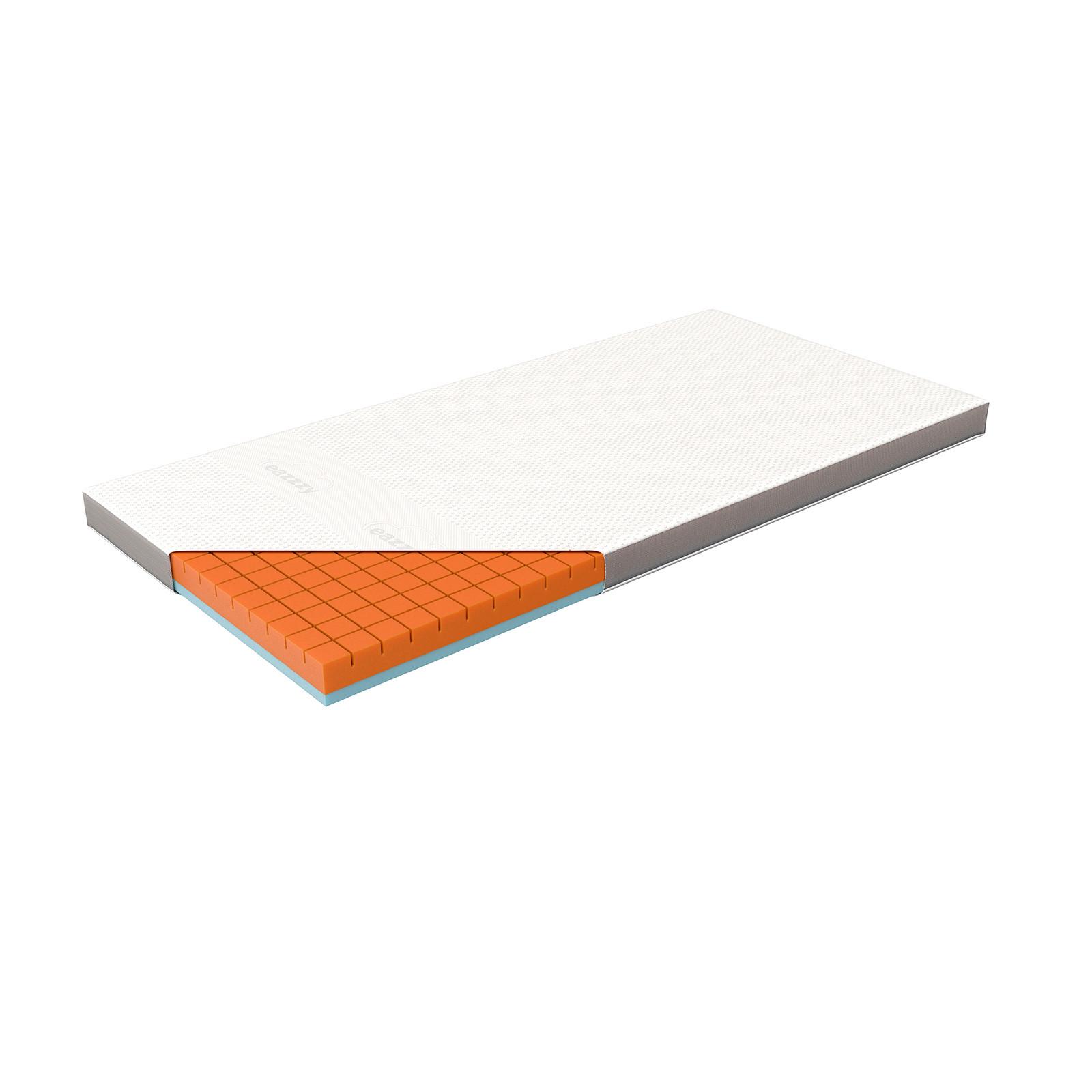 Eazzzy Topper Premium Cube Weiß LF: 100x200cm - Weiß, Basics, Kunststoff (100/200cm) - Genius