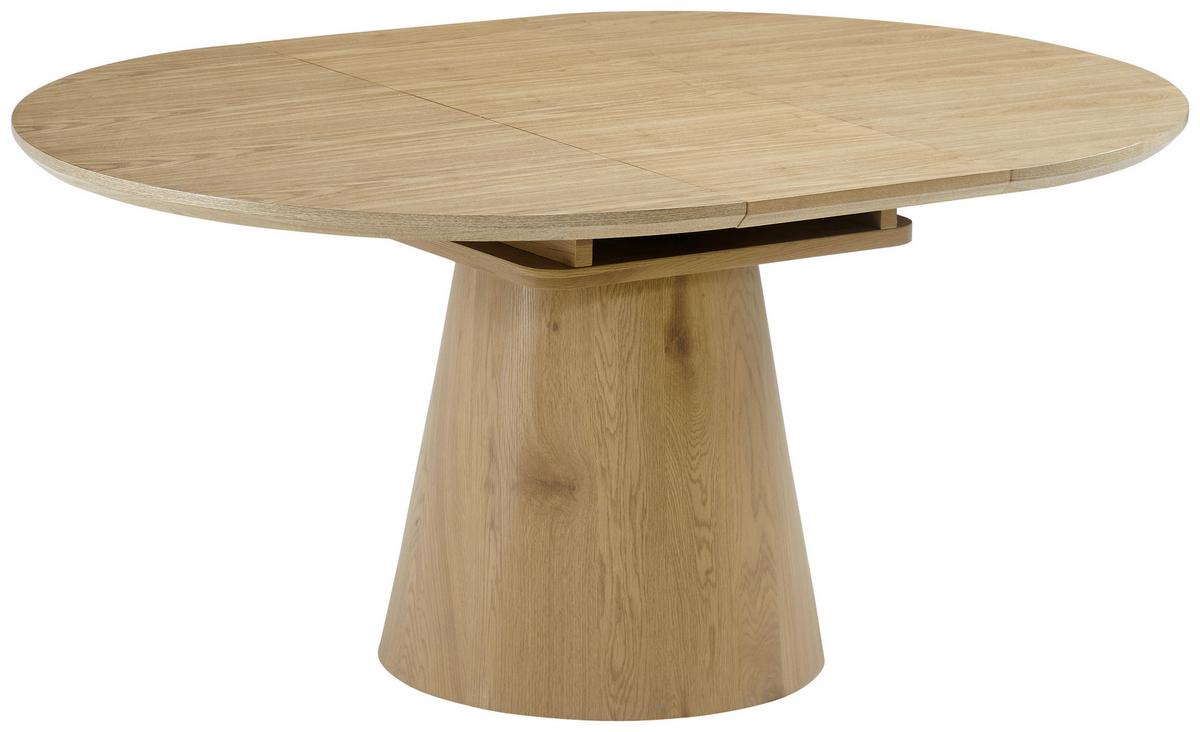 Esstisch Sundsvall Eichefarben L: 120-160 cm - Eichefarben, MODERN, Holz/Holzwerkstoff (120/160/120/76cm) - P & B