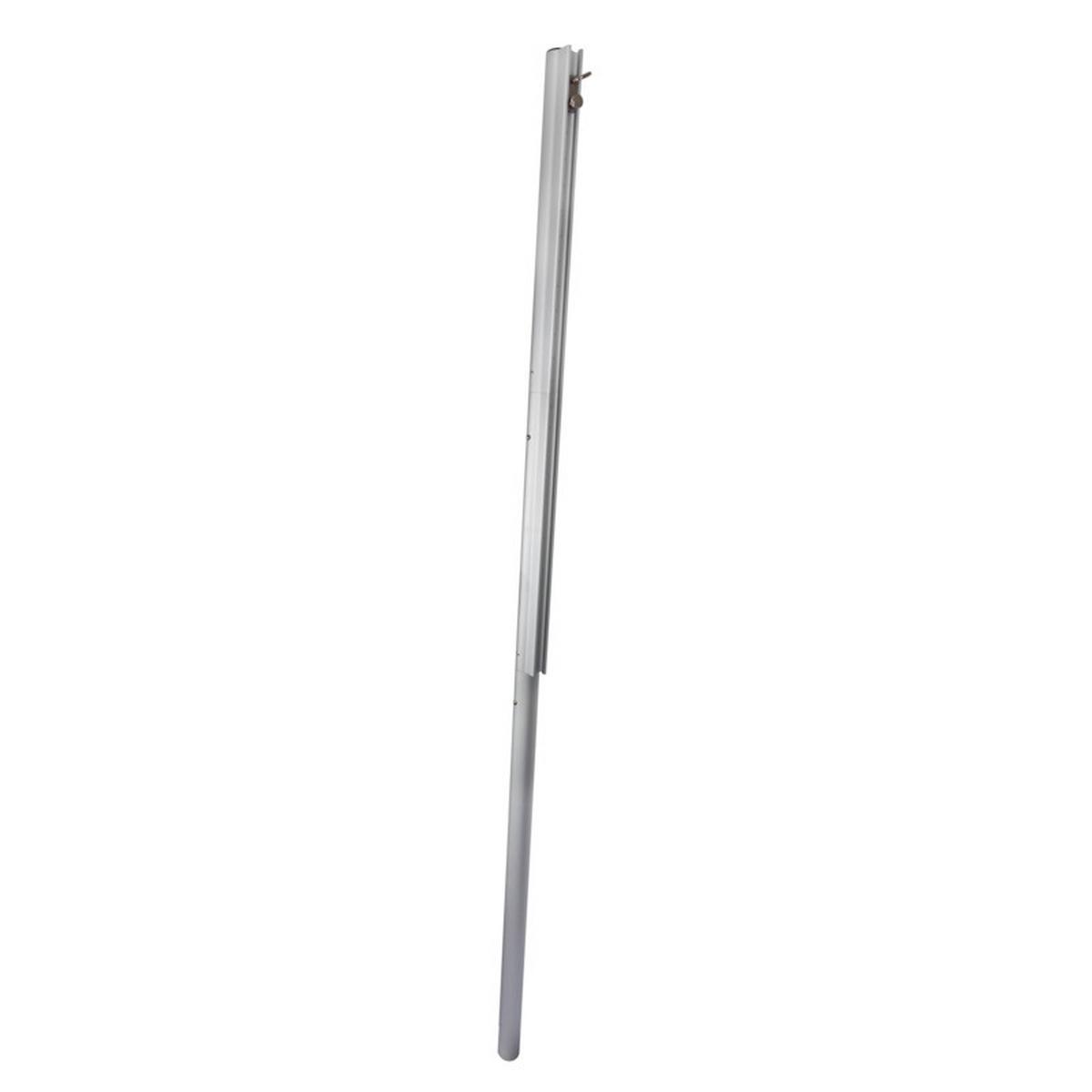 Sonnensegelmast Premium Alufarben - Alufarben, Basics, Metall (6/242,5cm)
