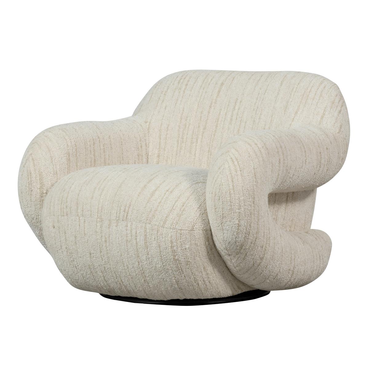 Sessel Folke Naturfarben B: 88cm - Schwarz/Naturfarben, Design, Textil (88/70/88cm) - Livetastic