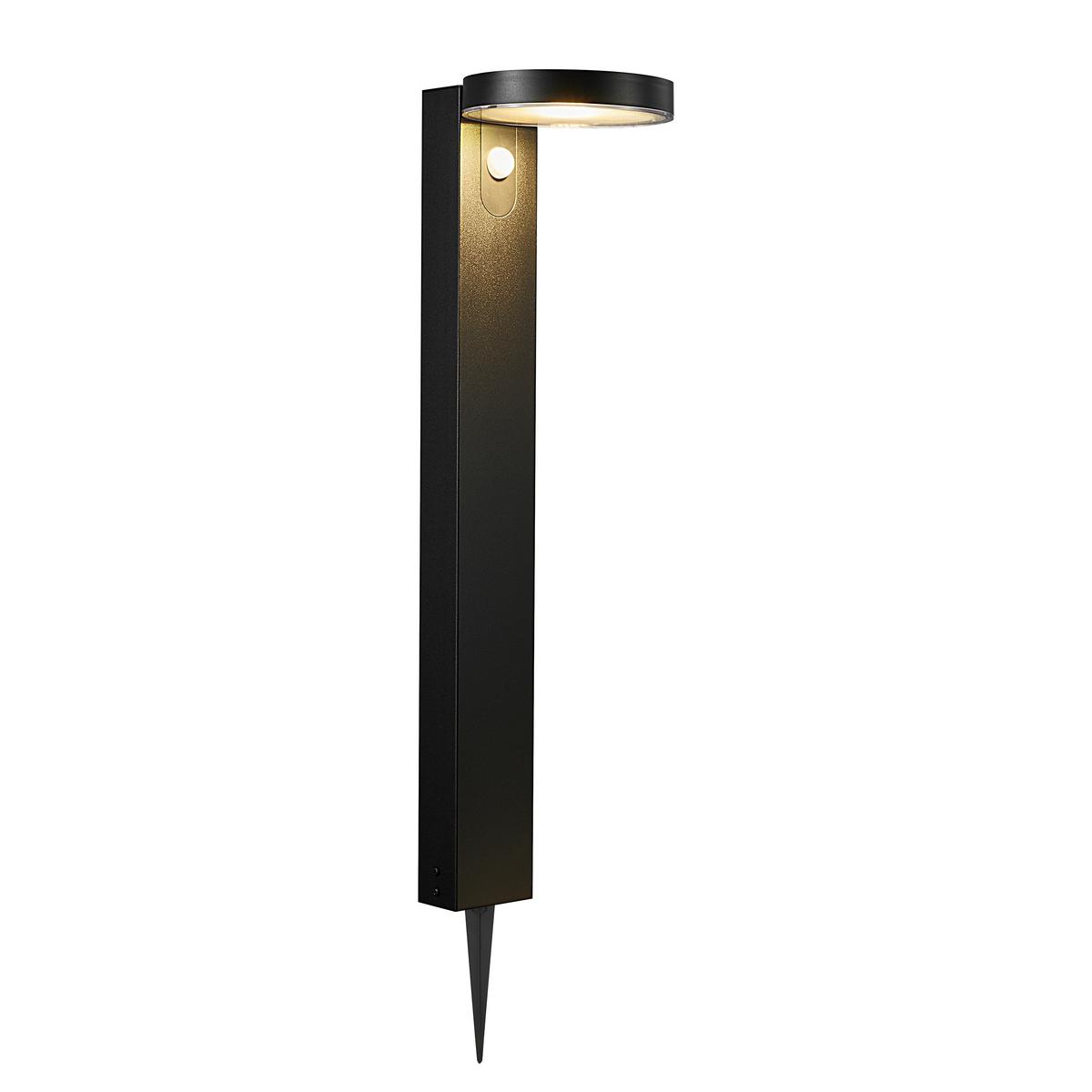 Solarleuchte Rica Round Garden Schwarz - Schwarz, Basics, Kunststoff (15/60cm) - Nordlux