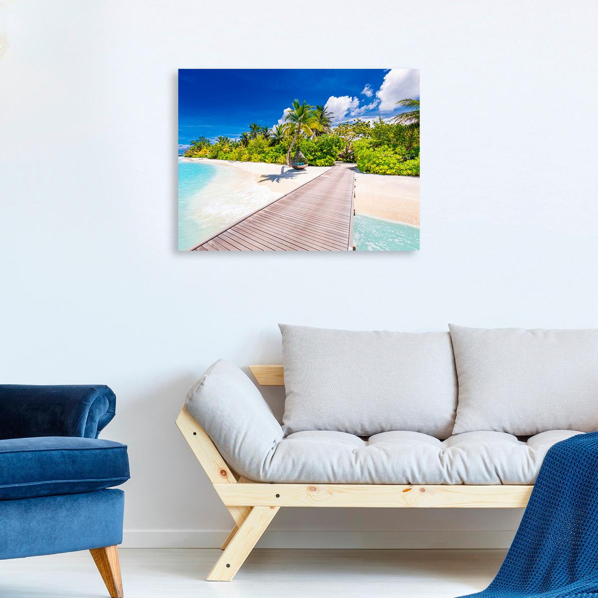 Dekopaneel Linda - Multicolor/Braun, KONVENTIONELL, Holzwerkstoff (60/80cm) - James Wood