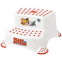 Tritthocker Igor Paw Patrol H: 21 cm Anti-Rutsch-Funktion - Rot/Weiß, Kunststoff (40/37/21cm)