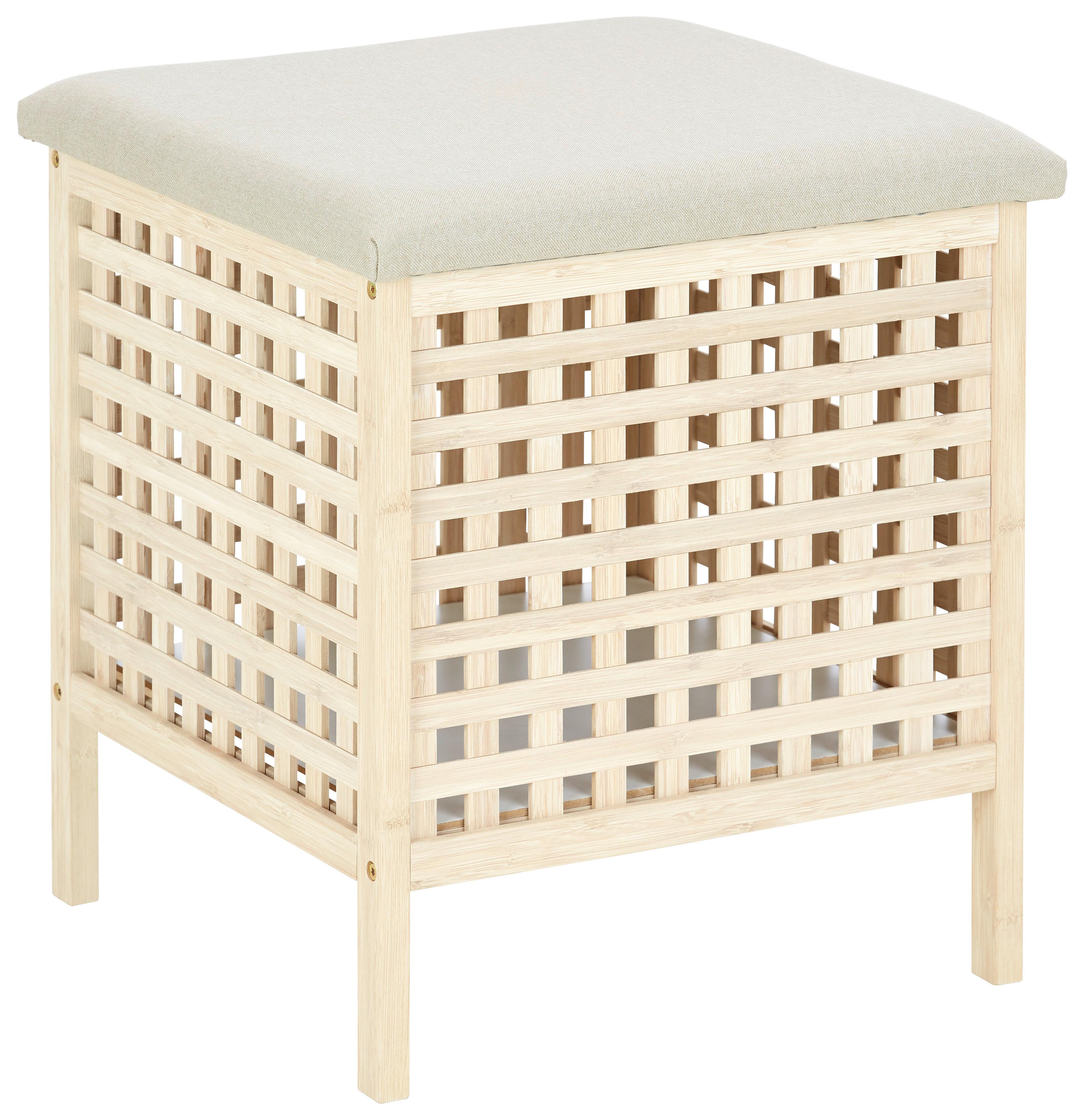 Koš Na Prádlo Oskar - přírodní barvy, Moderní, dřevo (47/54/47cm) - Modern Living