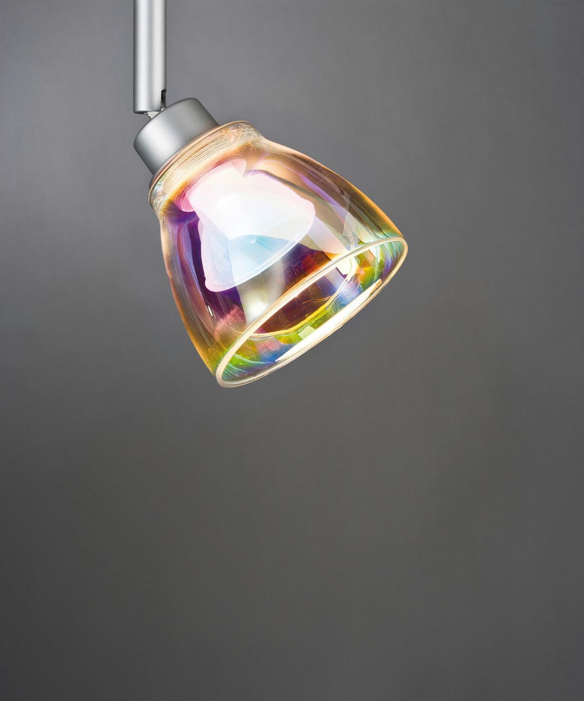 Schienensystem Urail Leuchtenschirm 60011 Deco Sy. - Multicolor, Design, Glas (8cm) - Paulmann