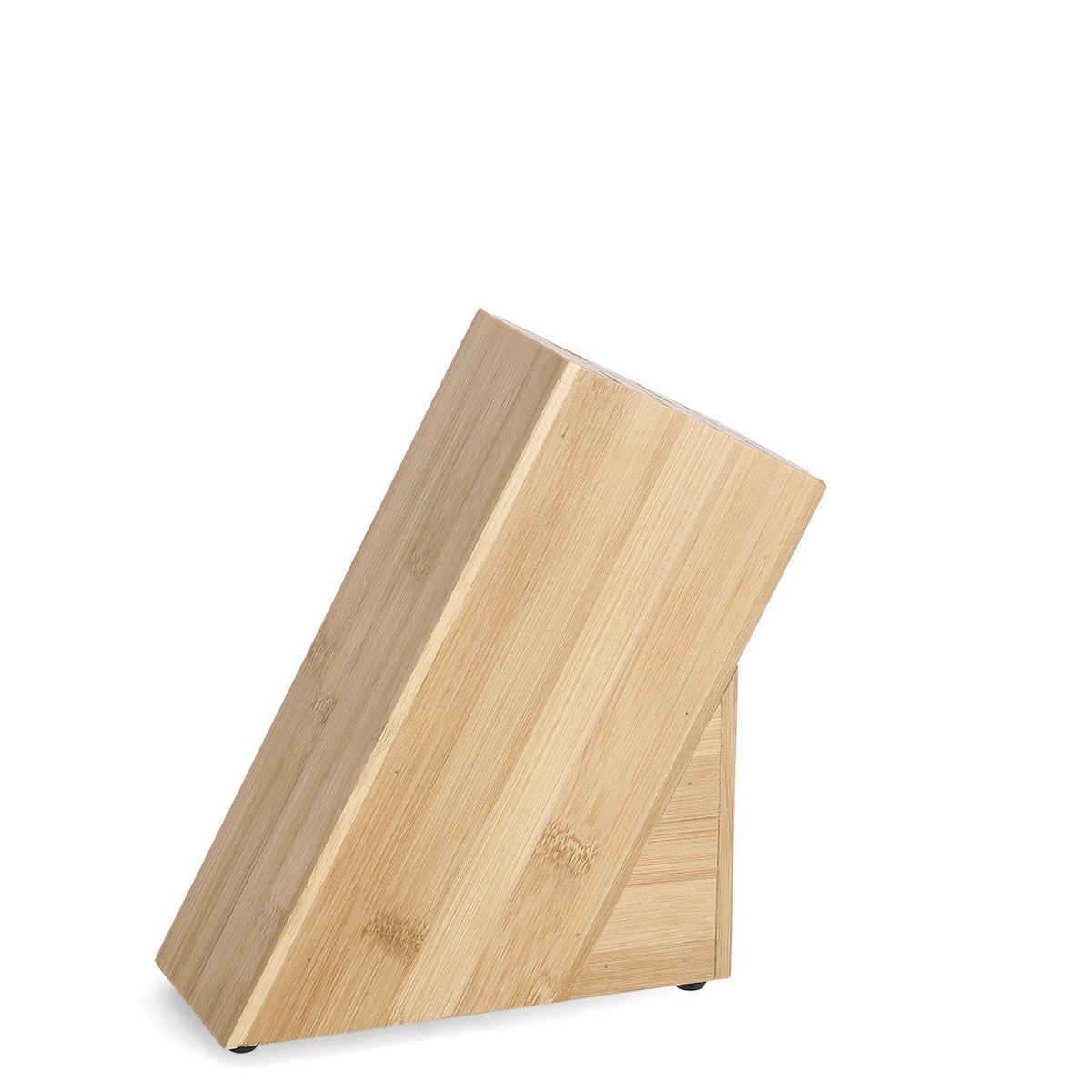 Messerblock Bambus, naturfarben - Naturfarben, Basics, Holz (22/9/22cm) - Zeller Present