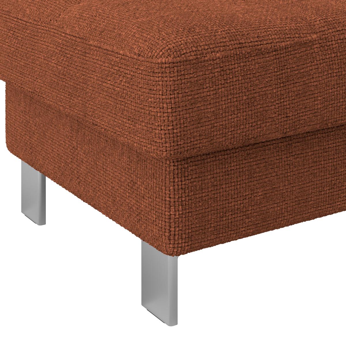 Hocker Savona - Rostfarben, MODERN, Textil (90/44/73cm) - Ondega