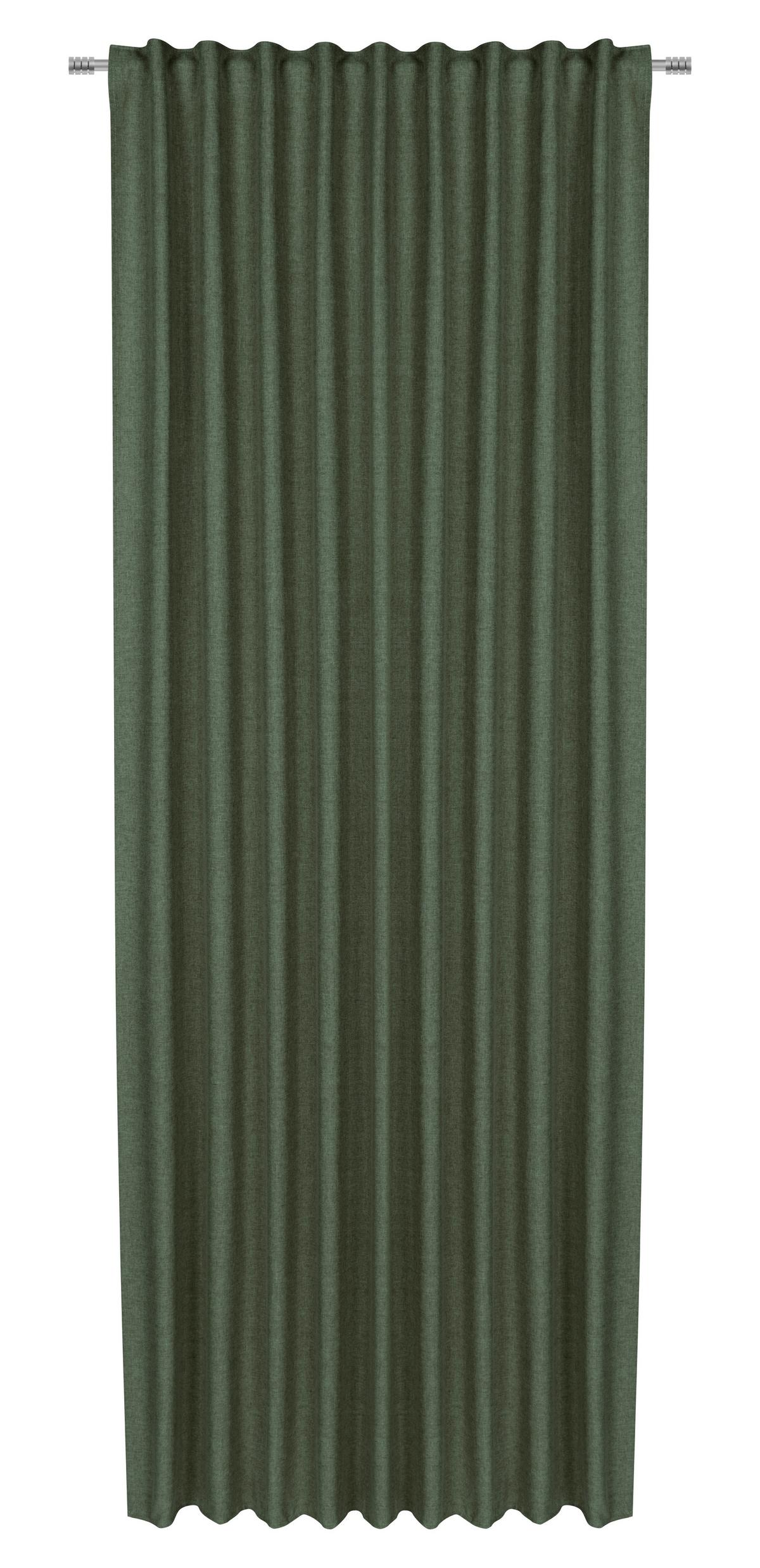 HOTOVÝ ZÁVĚS ULRICH -EXT- -TOP- - zelená, textil (135/245cm) - Modern Living