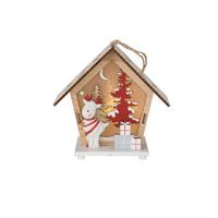 LED-Dekoleuchte Rudy mit Schalter - Multicolor, ROMANTIK / LANDHAUS, Holz (11/11,5/6,8cm) - James Wood