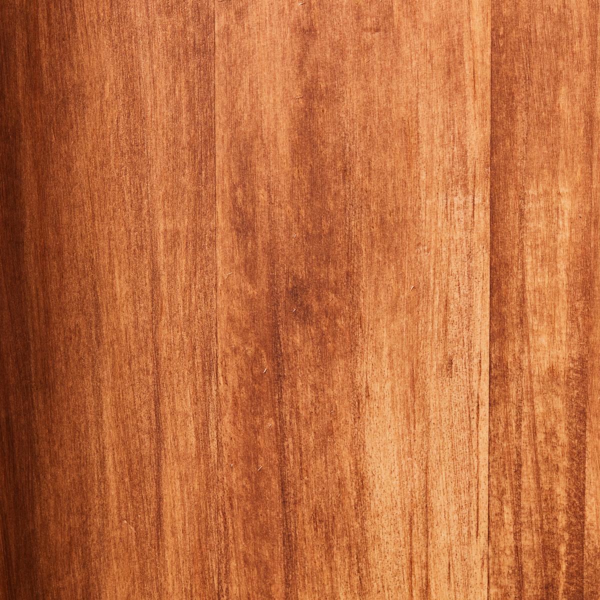 Stehlampe Holz Calandra Braun/schwarz Mit Fußschalter - Schwarz/Braun, Natur, Holz/Metall (20/125,5/20cm) - Brilliant