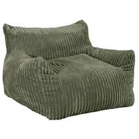 Sitzsack Nubo Cord olivgrün, Indoor, B:104cm - Olivgrün, Basics, Textil (104/75/95cm)