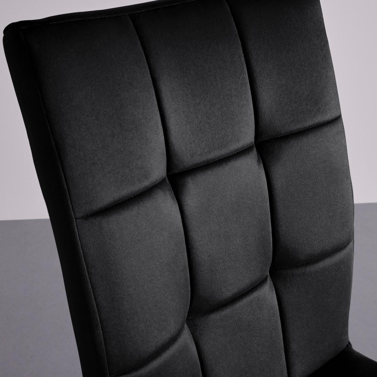 Dvoudílna sada židlí MELA černá - černá, Moderní, kov/textil (44/95/60cm) - PBJ