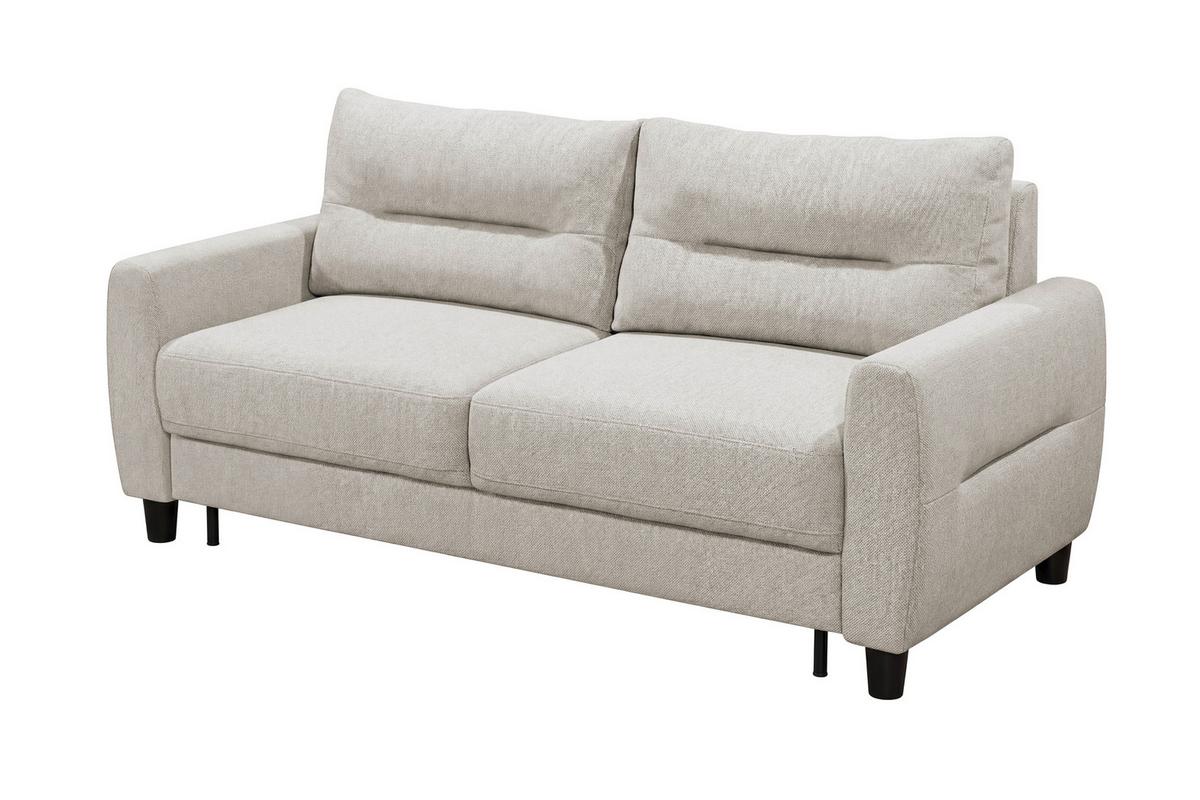 Schlafsofa Rio Perlmutt B: 192cm - Perlmutt/Schwarz, MODERN, Textil (192/83/99cm) - MID.YOU