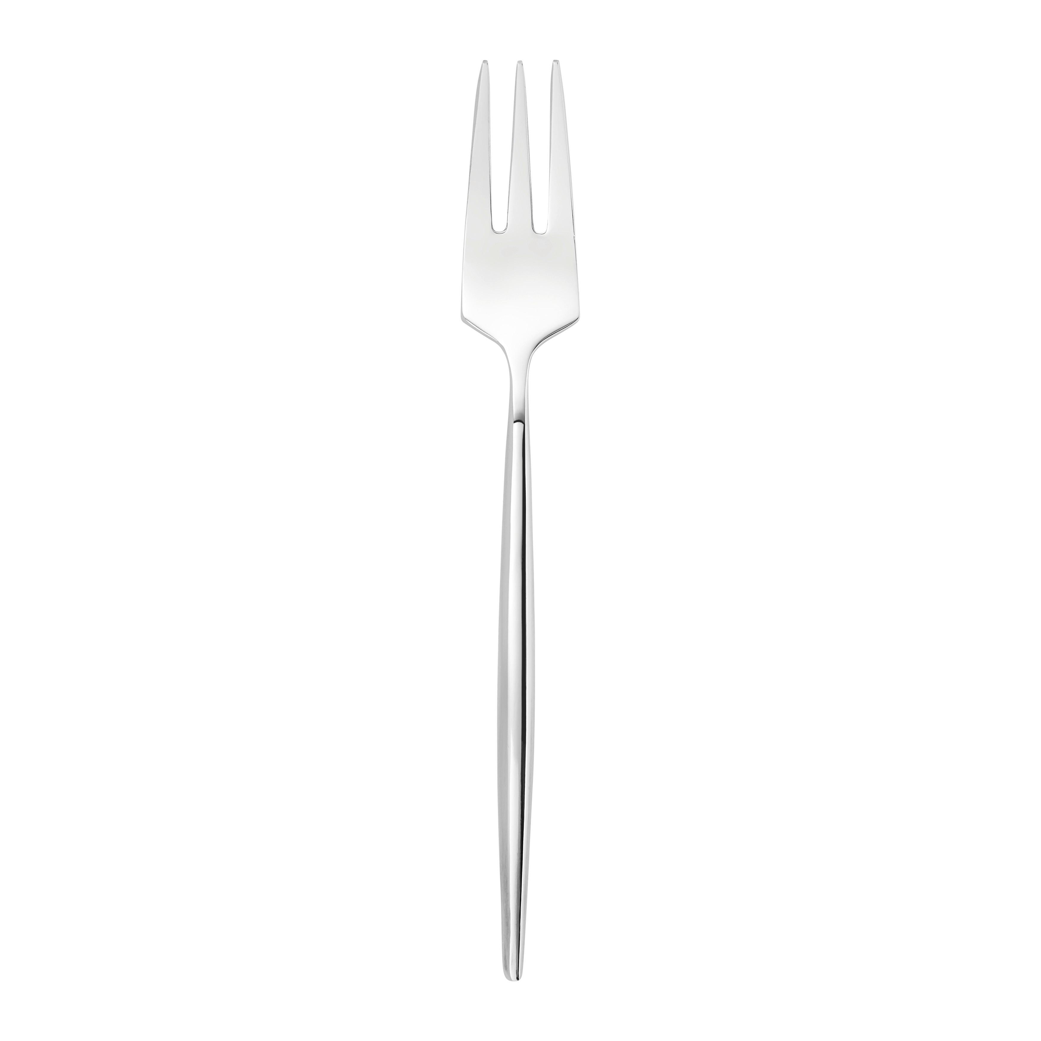 vidlička na moučník ELEGANCE - barvy nerez oceli, Moderní, kov (15cm) - Mömax