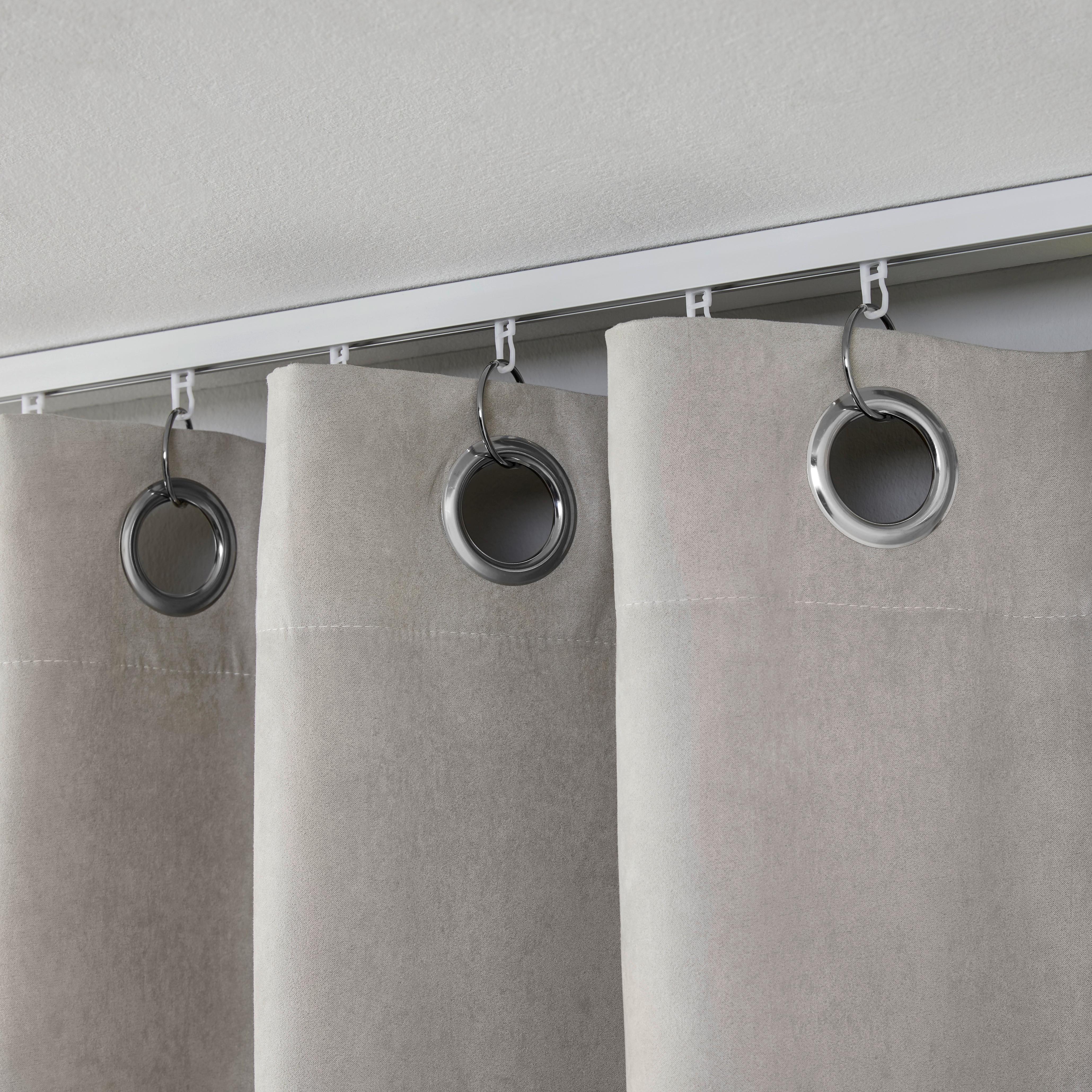PRÍSLUŠENSTVO KU KOĽAJNICIAM GABI - biela/chrómová, kov/plast (4cm) - Modern Living