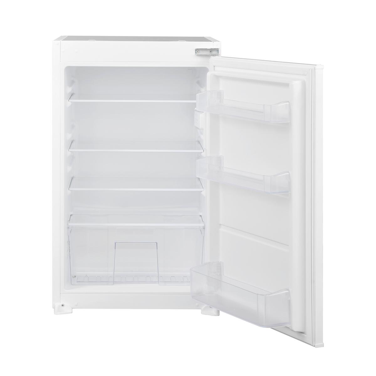 KÜHLSCHRANK Respekta Karlsson Weiß B: 54cm - Weiß, Basics, Glas/Metall (54/87,5/54,5cm) - Respekta
