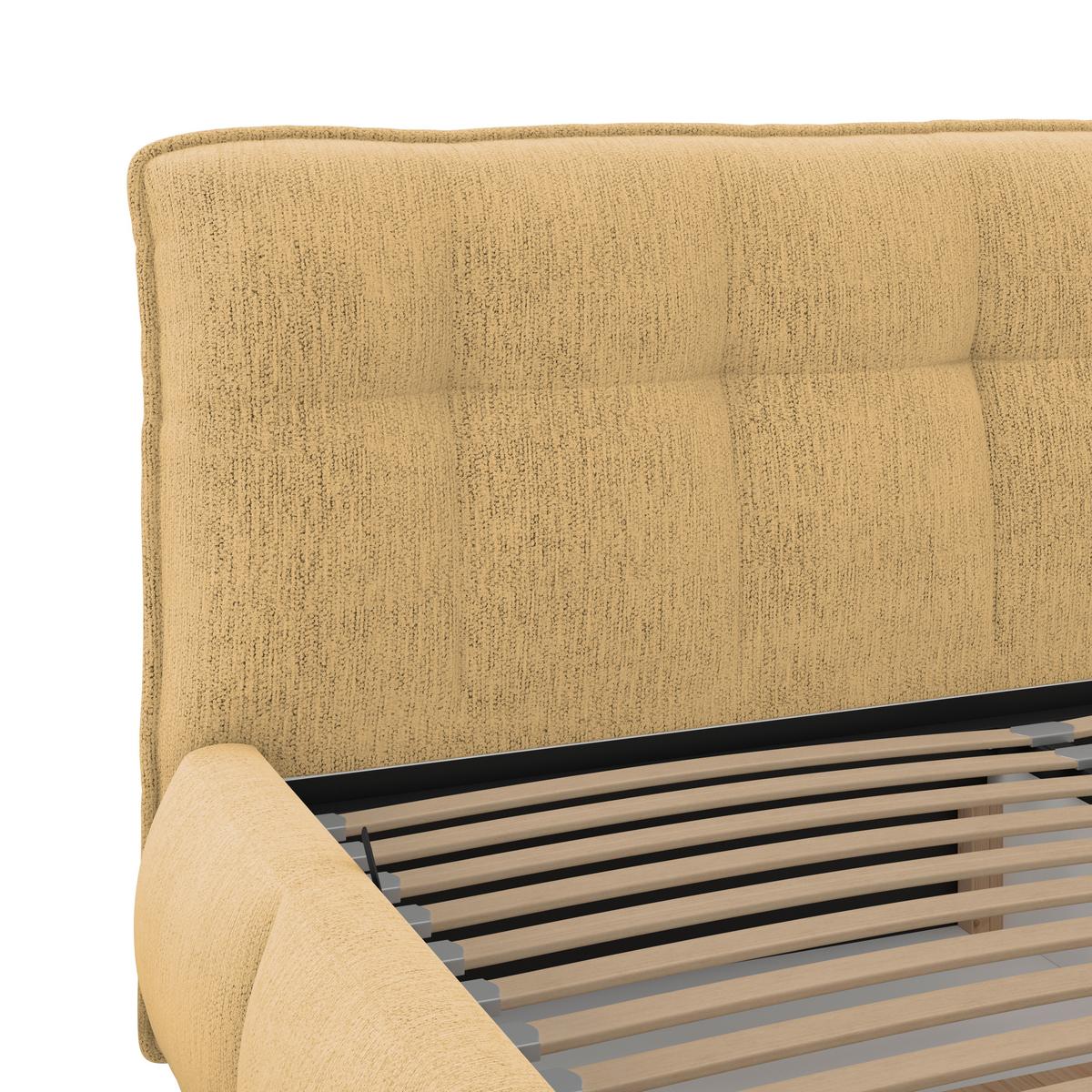 Polsterbett Limo Goldfarben 160x200 cm - Goldfarben/Schwarz, KONVENTIONELL, Holz/Holzwerkstoff (160/200cm) - James Wood