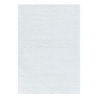 Hochflor Teppich Weiß Fluffy 120x170 cm - Weiß, Basics, Textil (120/170cm)