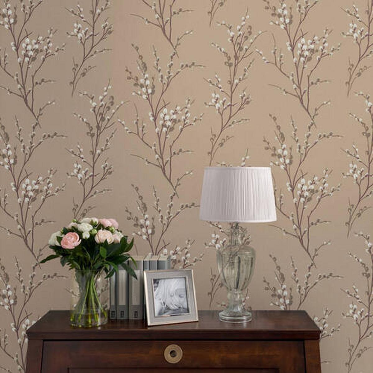 Vliestapete 113358 - Beige, Basics, Papier/Kunststoff (52/1000cm)