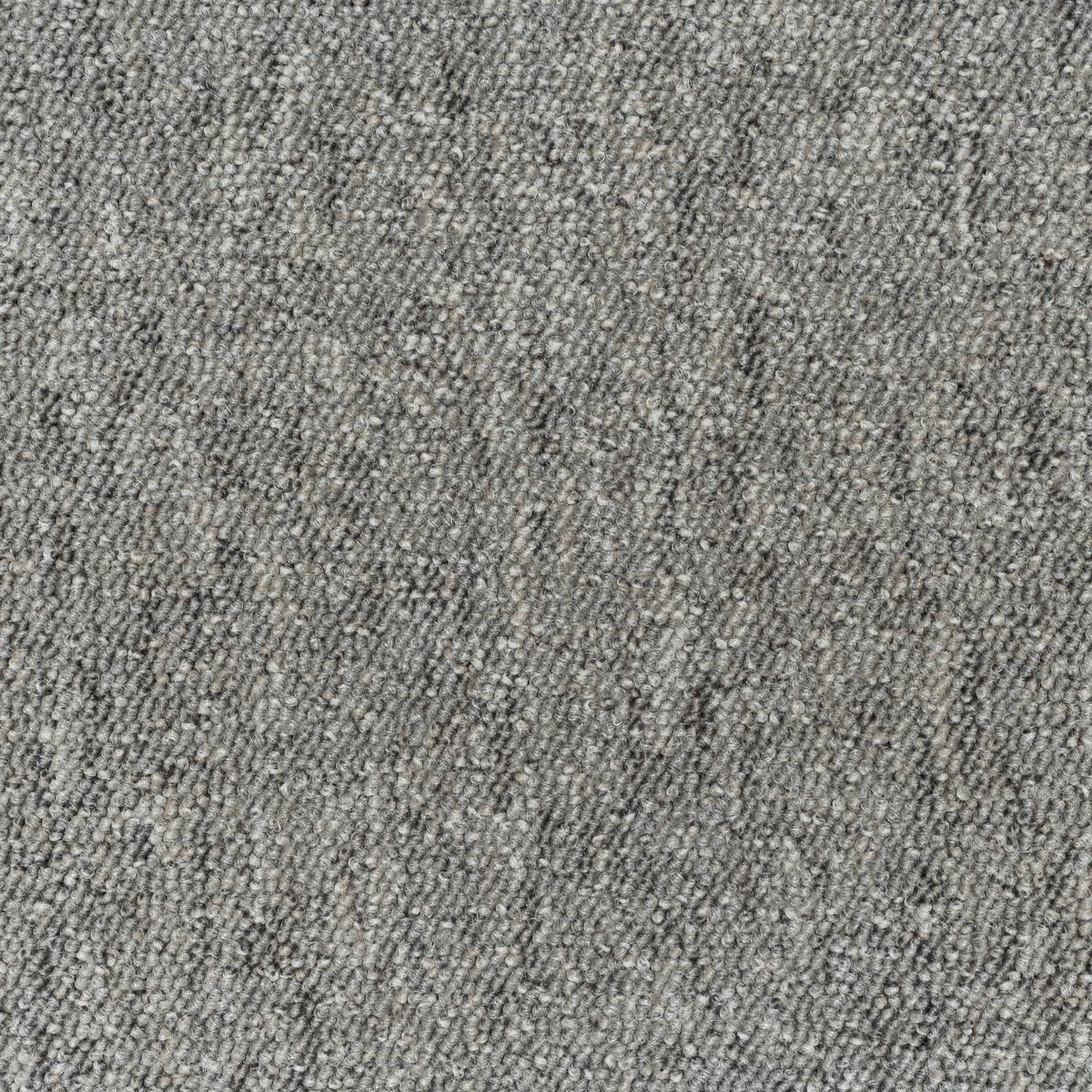 Teppichfliese Grau Mustang 50x50 cm Florhöhe 3 mm - Basics, Textil (50/50cm)
