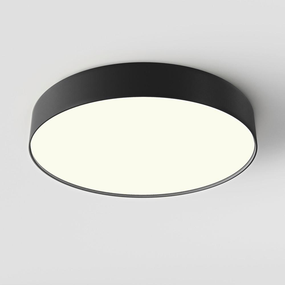 DECKENLEUCHTE ZON - Schwarz, MODERN, Metall (40/6cm) - MAYTONI