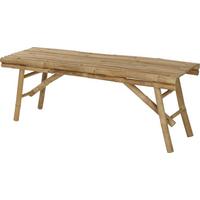 Gartenbank Bambus 2-Sitzer Bambus - Naturfarben, Basics, Holz (118/44/38cm)