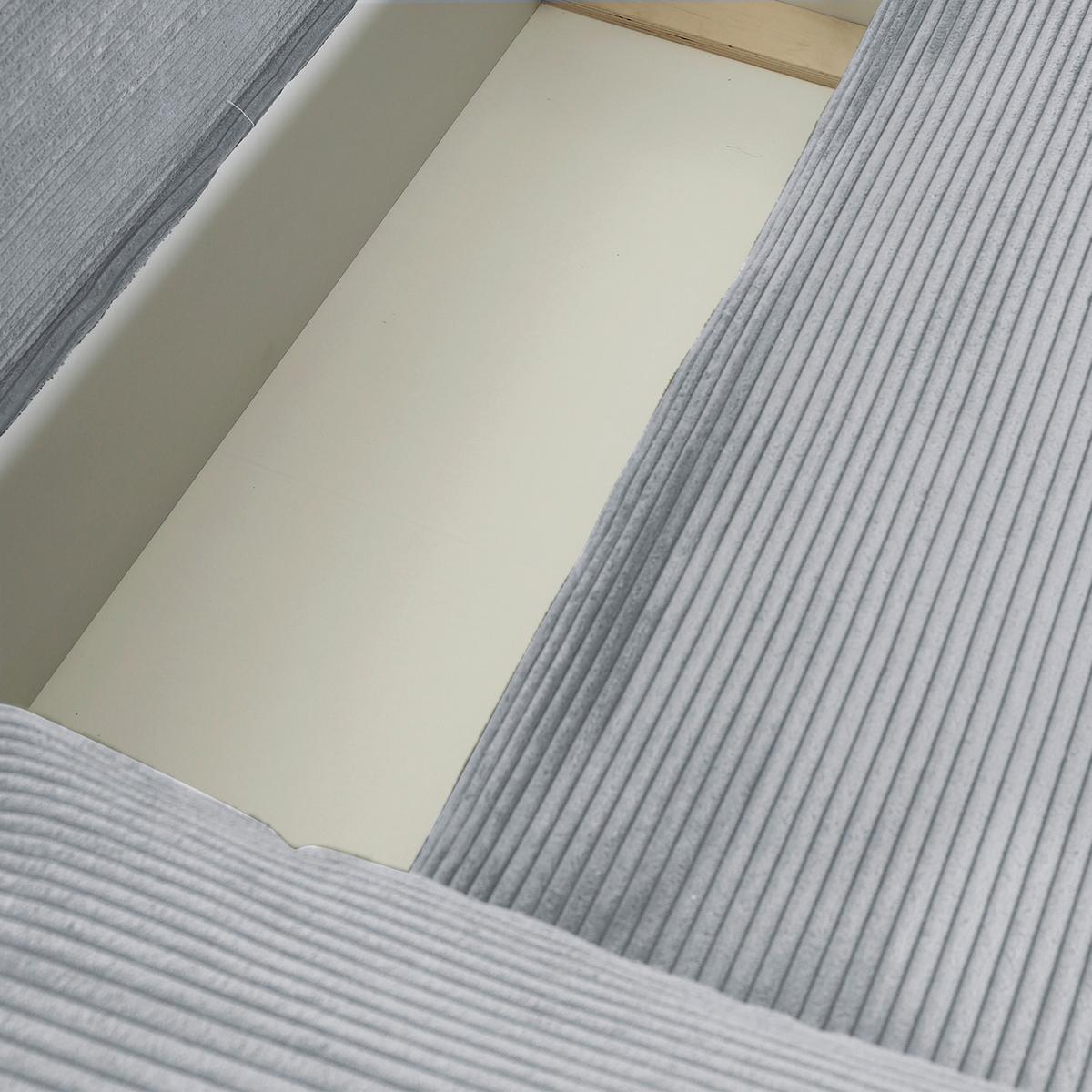 Ecksofa Cuty Hellgrau S: 266x180 cm - Hellgrau/Schwarz, KONVENTIONELL, Textil (266/180cm) - MID.YOU