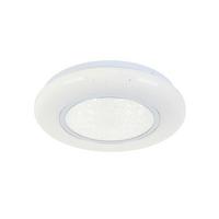 Led-deckenleuchte Elma - Chromfarben/Weiß, MODERN, Kunststoff/Metall (26/5,5cm) - Luca Bessoni