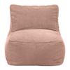 Sedací vak CAROLINE, růžový manšestr, max. 90 kg - růžová, Moderní, textil (75/84/88cm) - Mömax