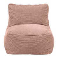 Sedací vak CAROLINE, růžový manšestr, max. 90 kg - růžová, Moderní, textil (75/84/88cm) - Mömax