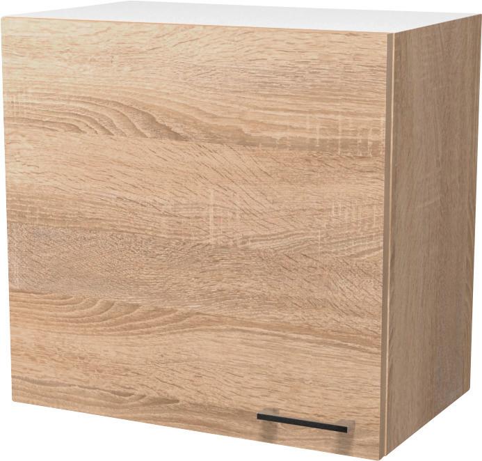 Kuchyňská Horní Skříňka Samoa H 60 - bílá/barvy dubu, Konvenční, kompozitní dřevo/plast (60/54/32cm)