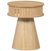 Nachttisch Karri, Naturfarben B: 38 Cm - Naturfarben, Design, Holz/Holzwerkstoff (38/38/46cm) - Livetastic