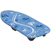 Tischbügelbrett Lxbxh: 73/30/7,5cm Bezug Abnehmbar - Blau/Weiß, MODERN, Textil (73/30/7,5cm) - Leifheit