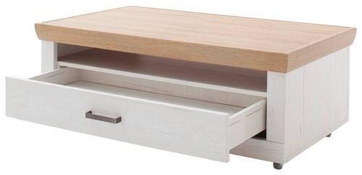 Couchtisch Madrid Eiche-/Pinienfarben - Eichefarben/Pinienfarben, Design, Holzwerkstoff (115/65/44cm) - MID.YOU