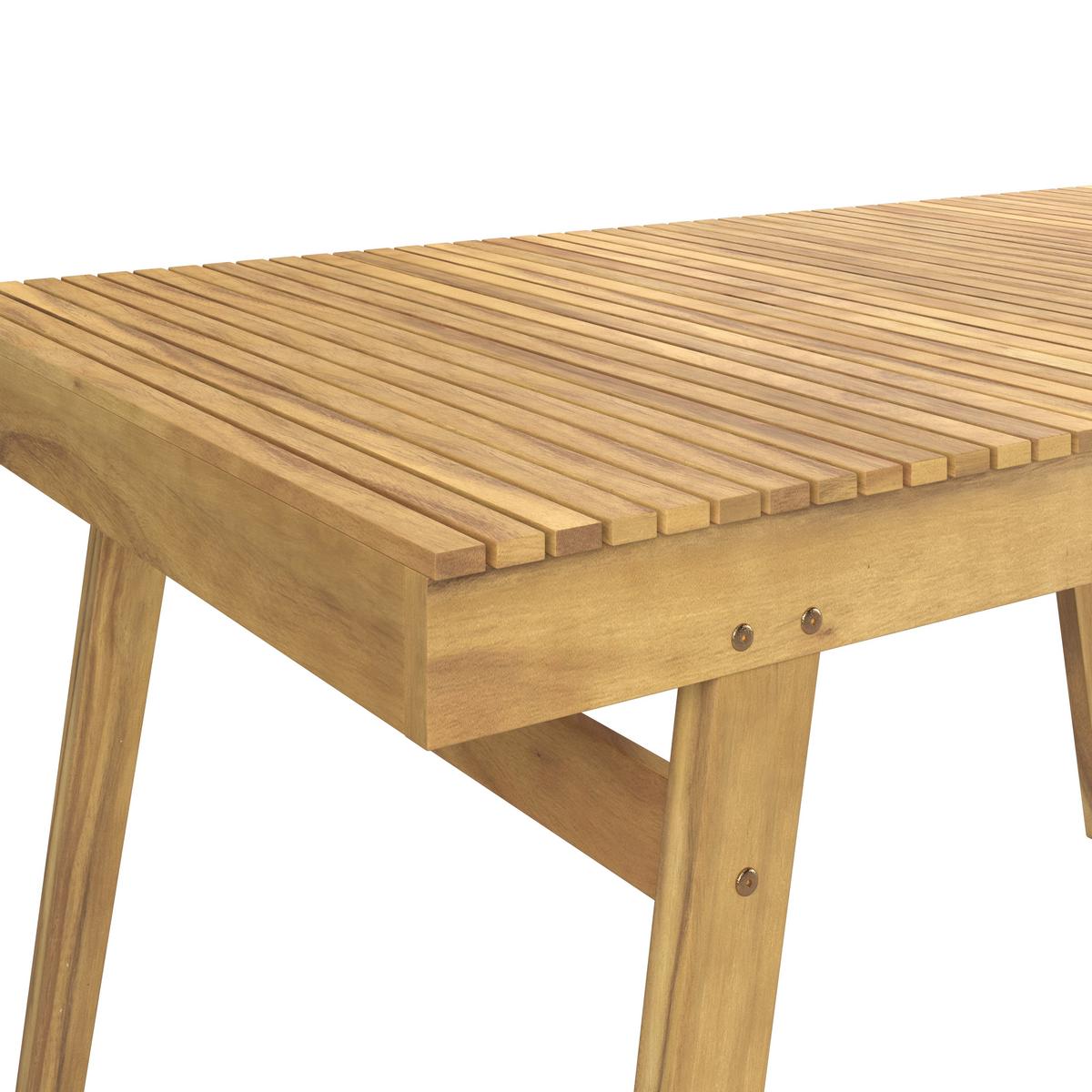 Gartenset Algier - Akaziefarben, MODERN, Holz (140/73/80cm) - Beldano